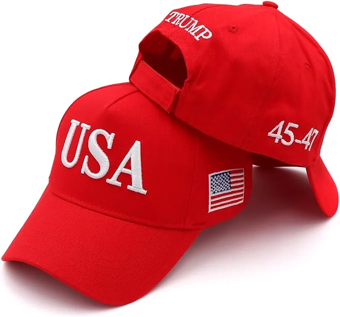 Red Usa Hat