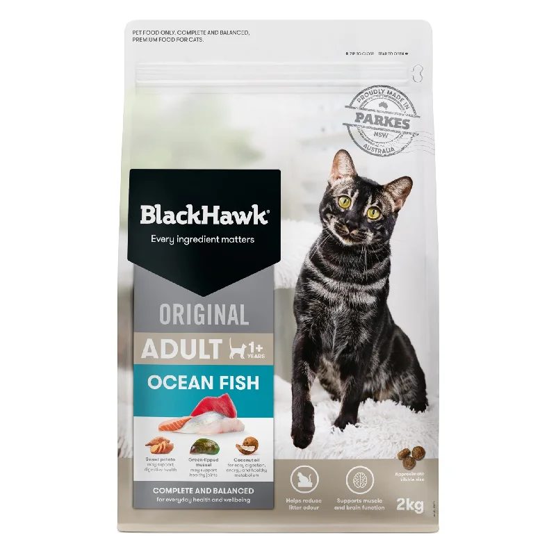 Black Hawk Ocean Fish Cat Dry Food 2kg