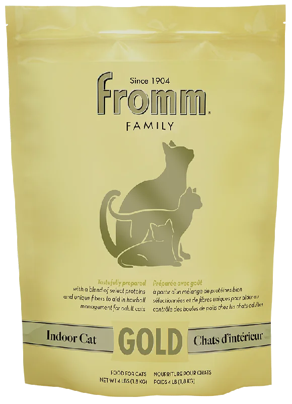    - Cat food for dental health  Fromm Gold Indoor Cat