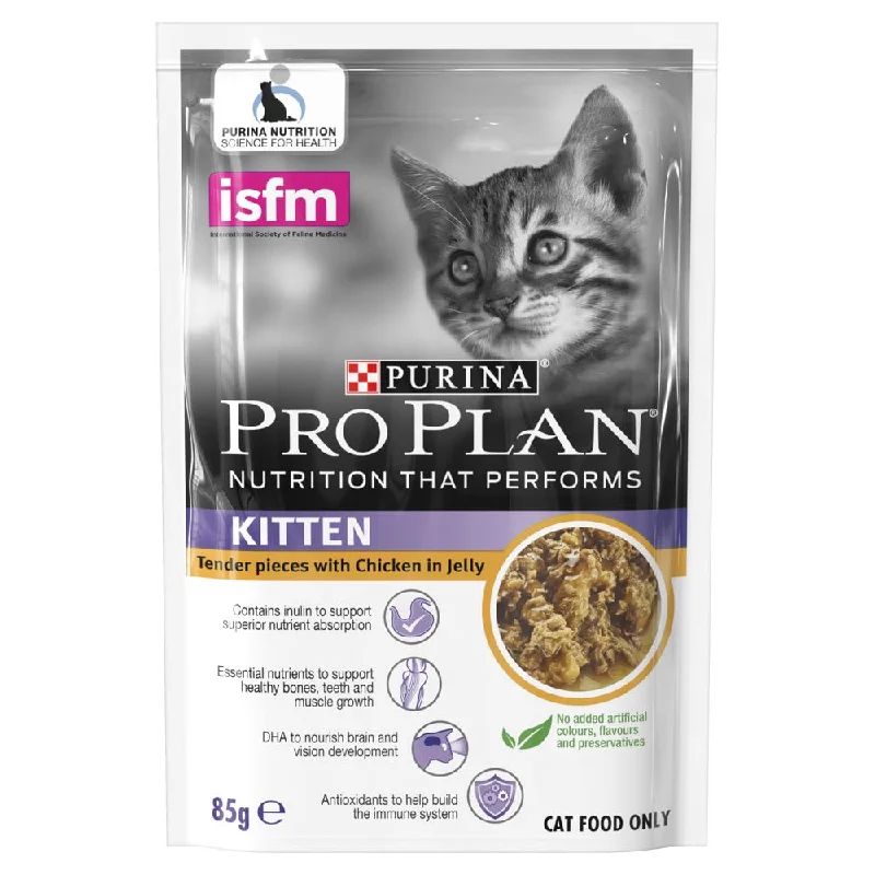    - Hypoallergenic cat food  'Trial Special 50% OFF': Pro Plan Chicken In Jelly Kitten Pouch Cat Food 85gx1