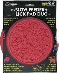 Spunky pup slow feeder + licki mat duo